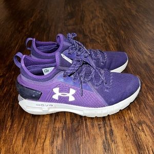 Purple Under Armor Tennis Shoes